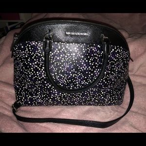Michael Kors Emmy LG Dome Satchel Purple